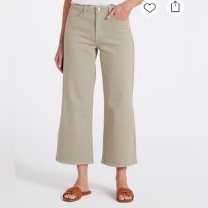 Just USA Light Gray Wide Leg Jeans